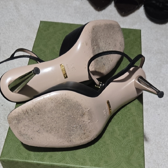Gucci Interlocking G Heeled Sandals - Picture 4 of 6